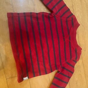 Red striped long sleeve